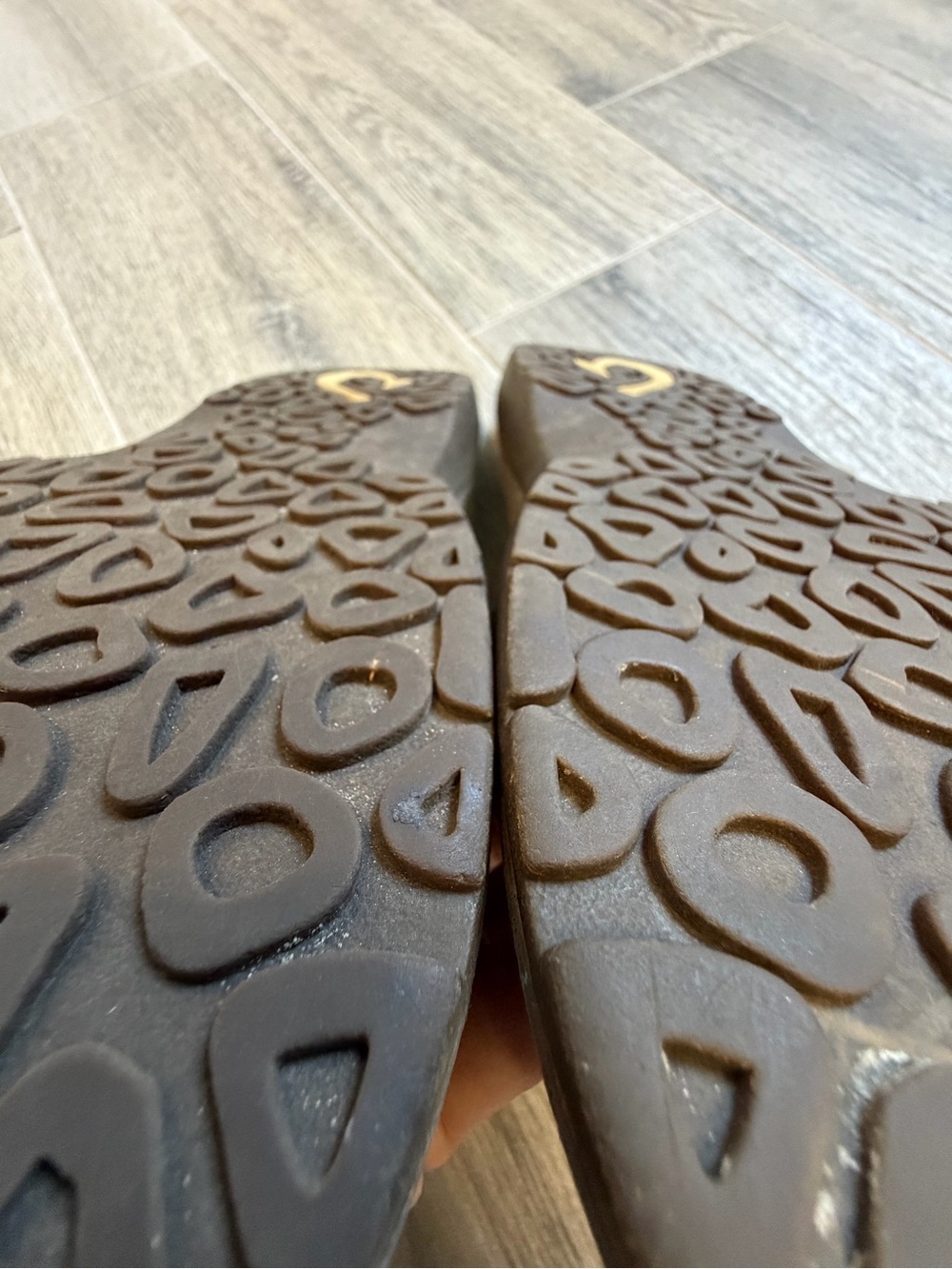 Olukai Ohana Dark Java Ray Flip-Flop Sandal Casual Men's Size 11 - Picture 8 of 9